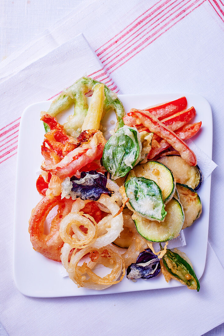 Ratatouille tempura