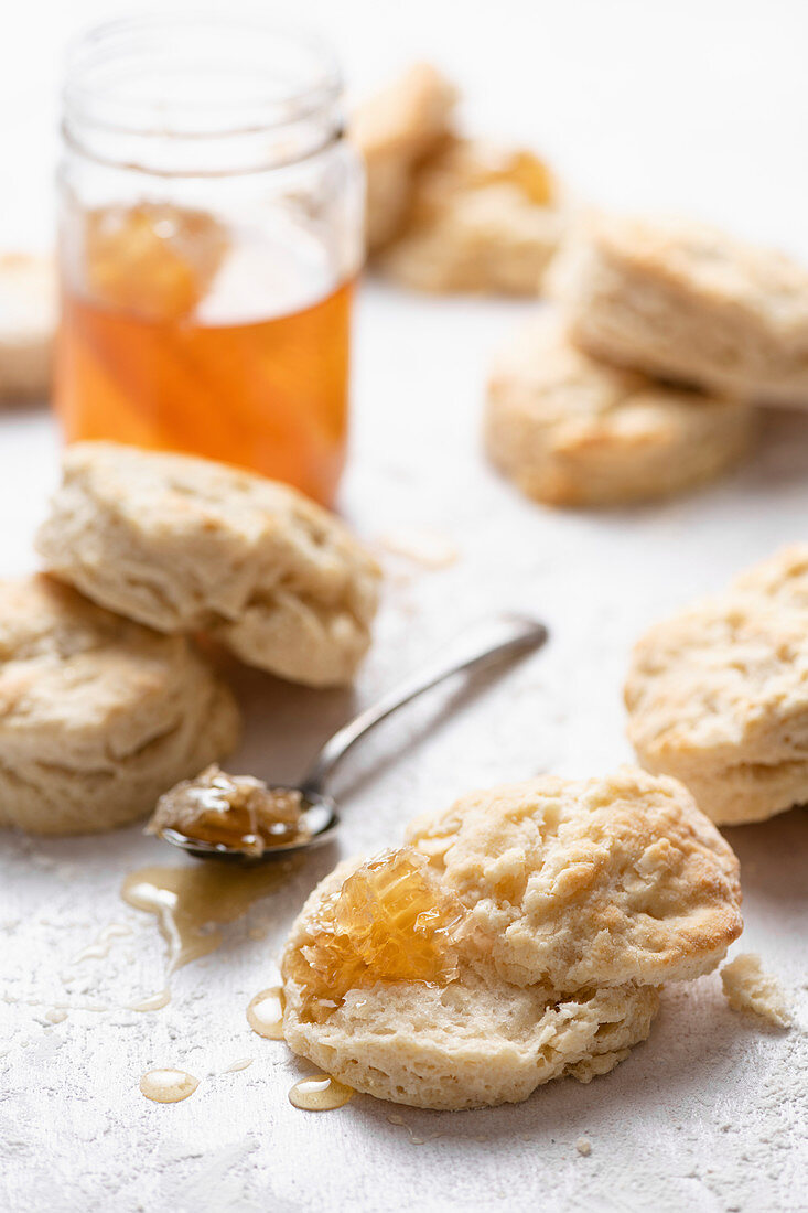 Buttermilk Biscuits and Honey