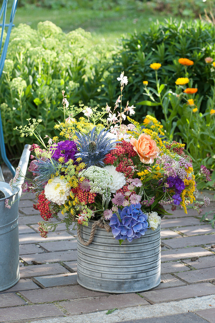 Colorful Bouquet From The Farmer Garden