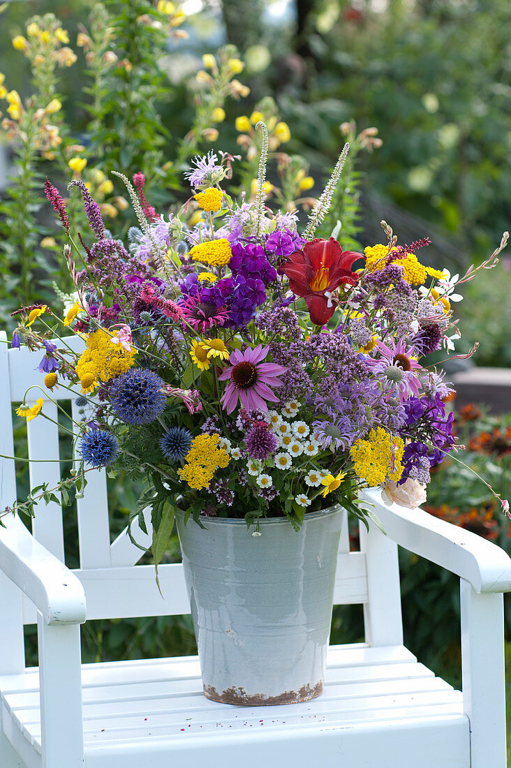 Colorful Bouquet From The Farmer Garden