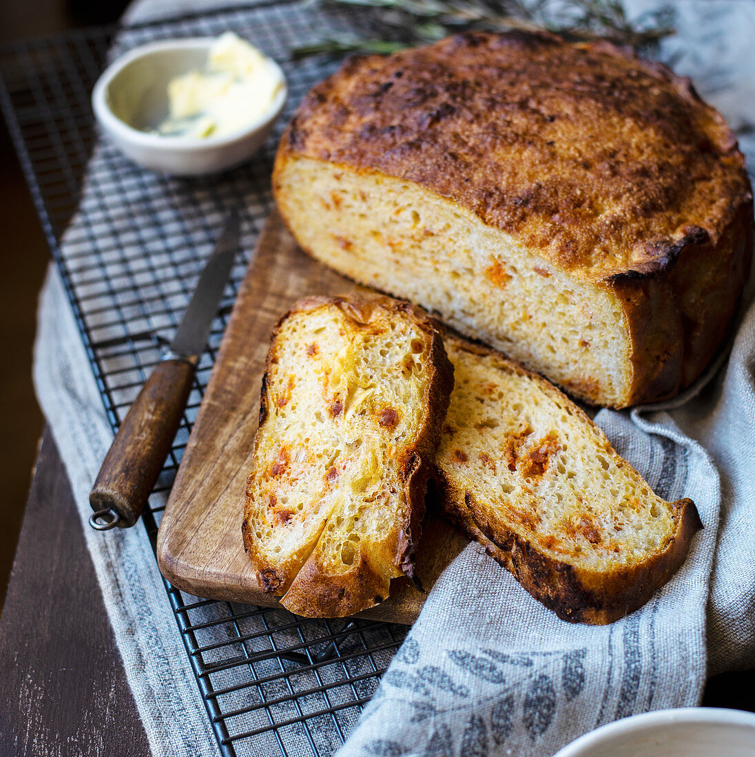 Sweet potato and chorizo bread