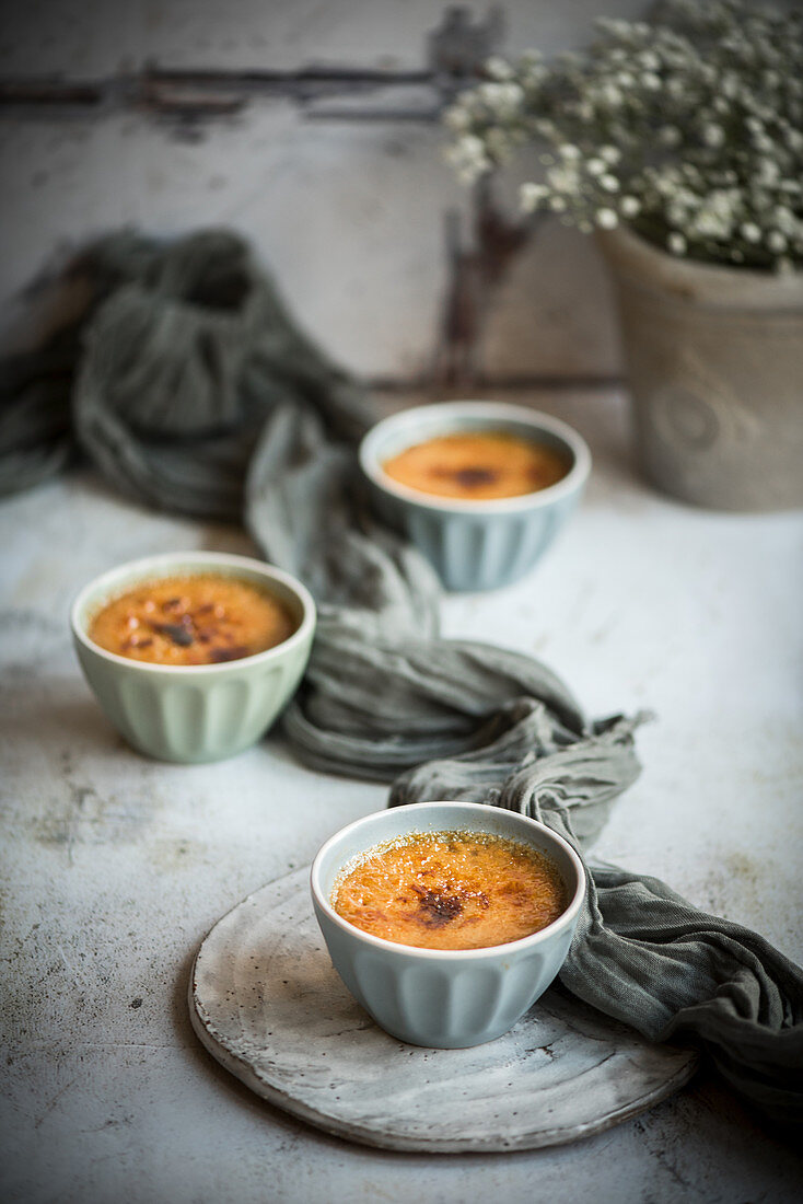 Kürbis Crème brûlée