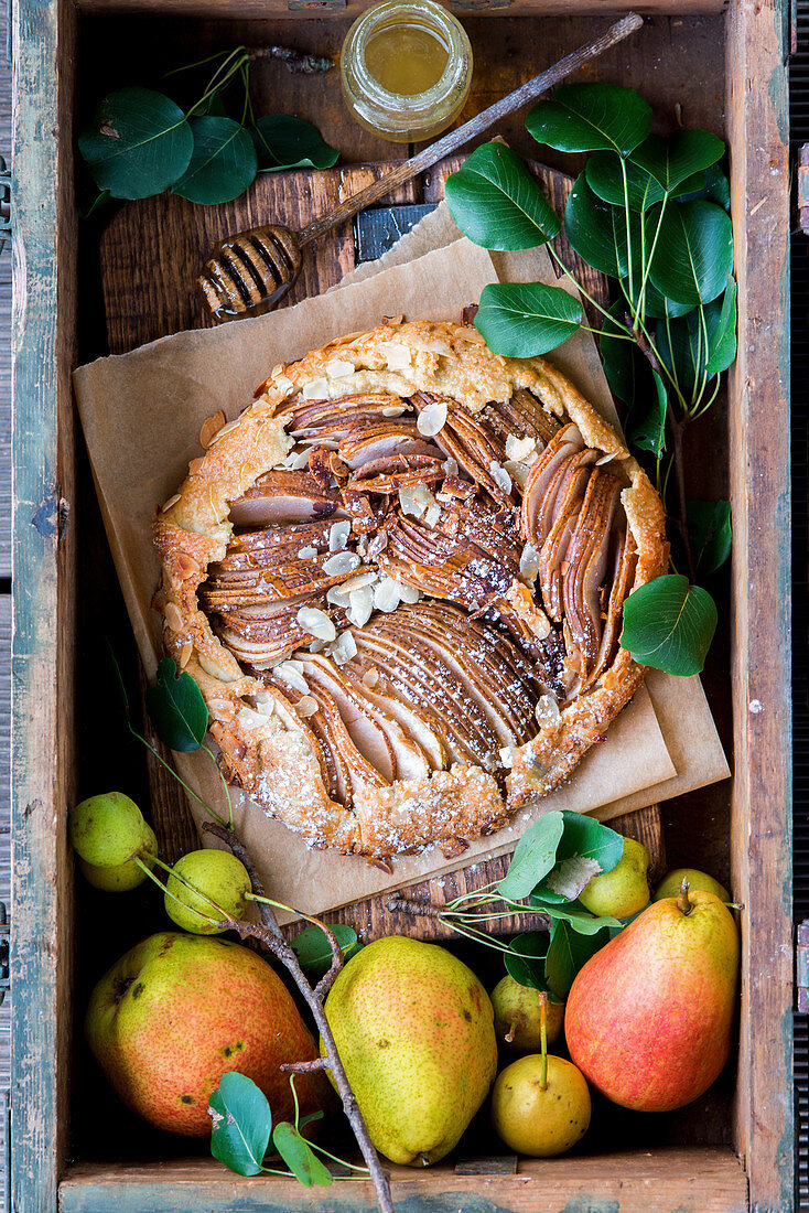 Pear cake (seen from above)