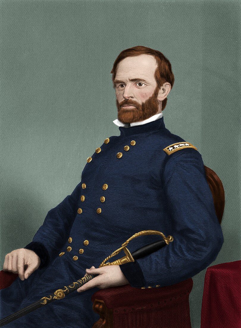 William T Sherman, US soldier