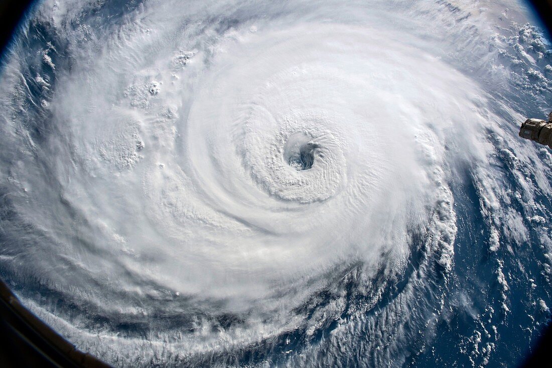 Hurricane Florence, ISS image