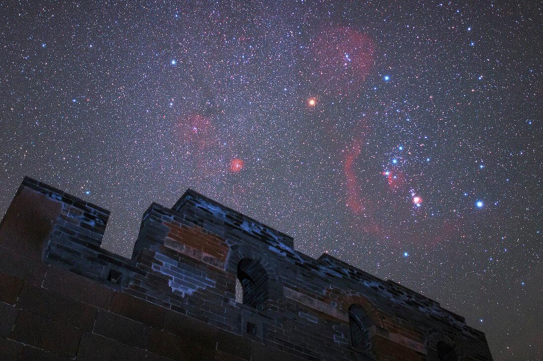 Orion over the Great Wall of China