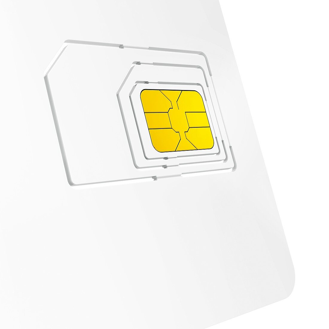 SIM card, illustration