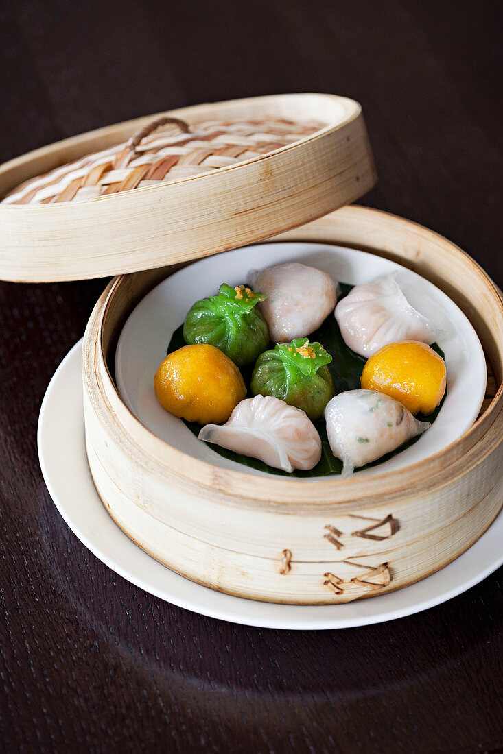 Colored Dim sum (China)