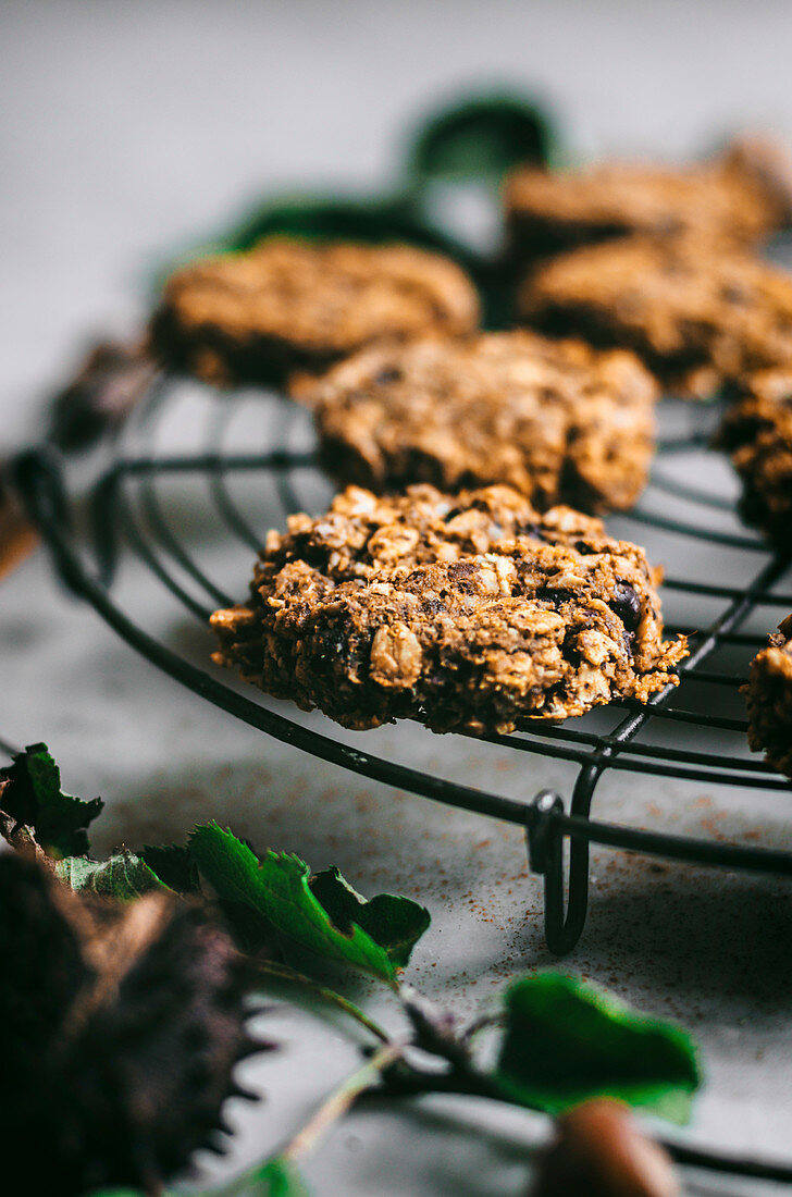 Pumpkin spice breakfast cookies