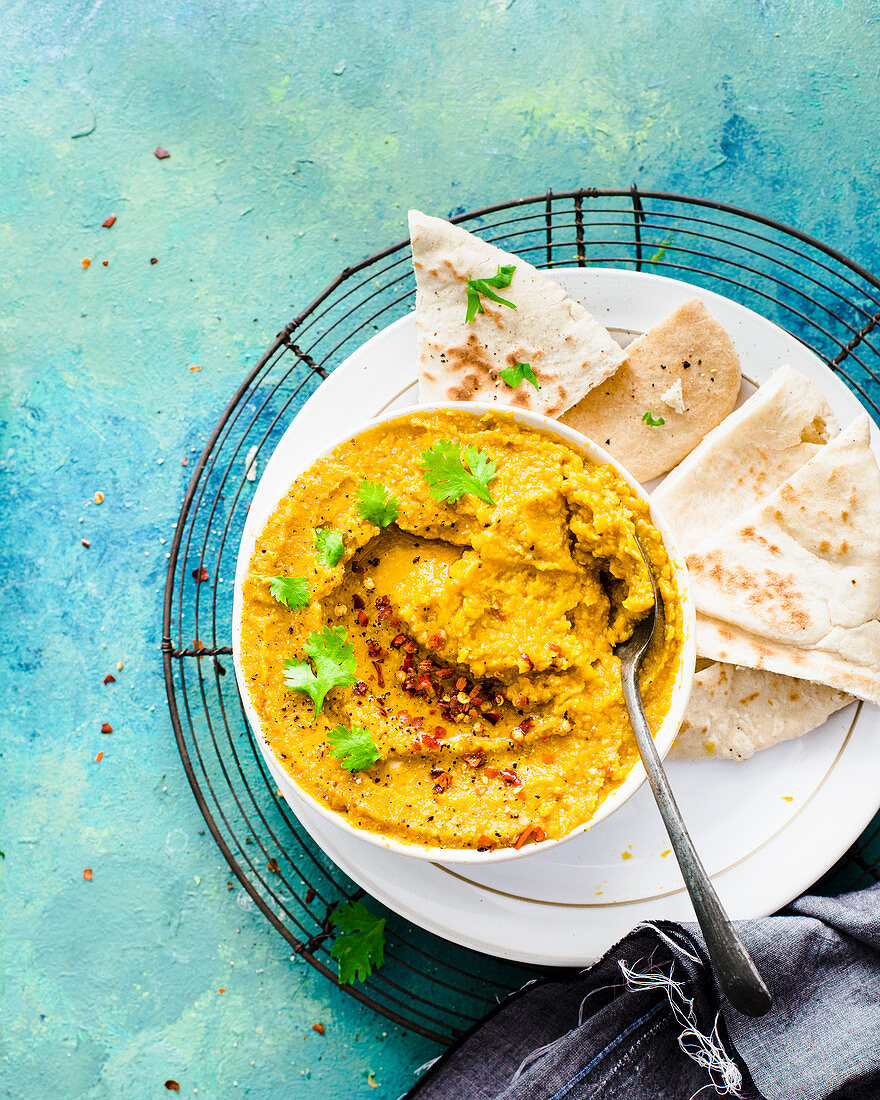 Hummus served with Pita Bread