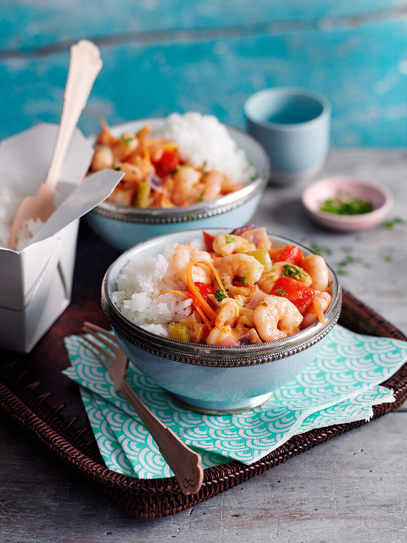 Thai Red Prawn and Vegetable Curry