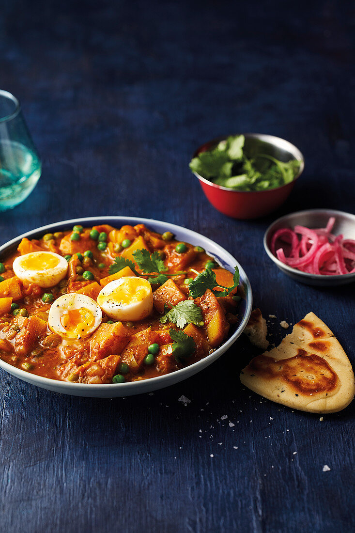 Potatoe and egg curry