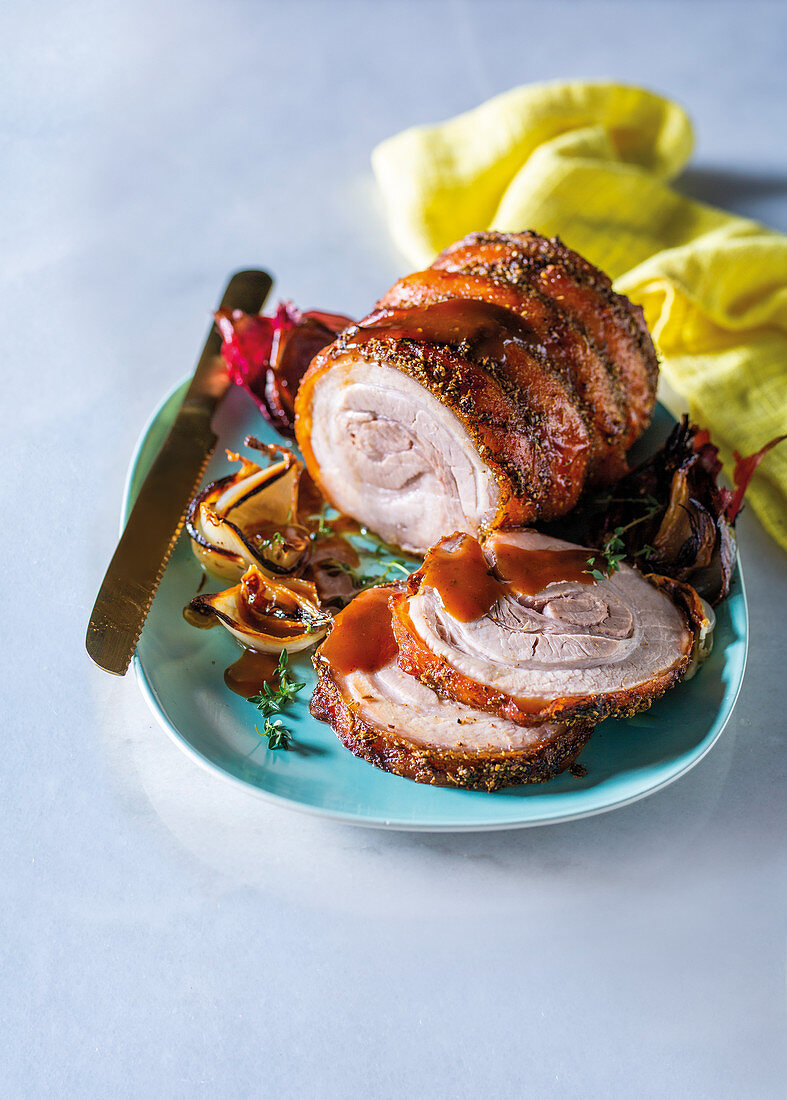 Classic rolled pork belly