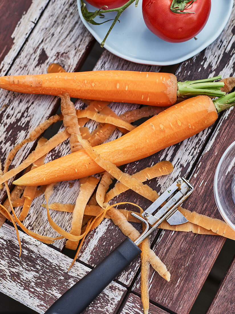 Peeled carrots