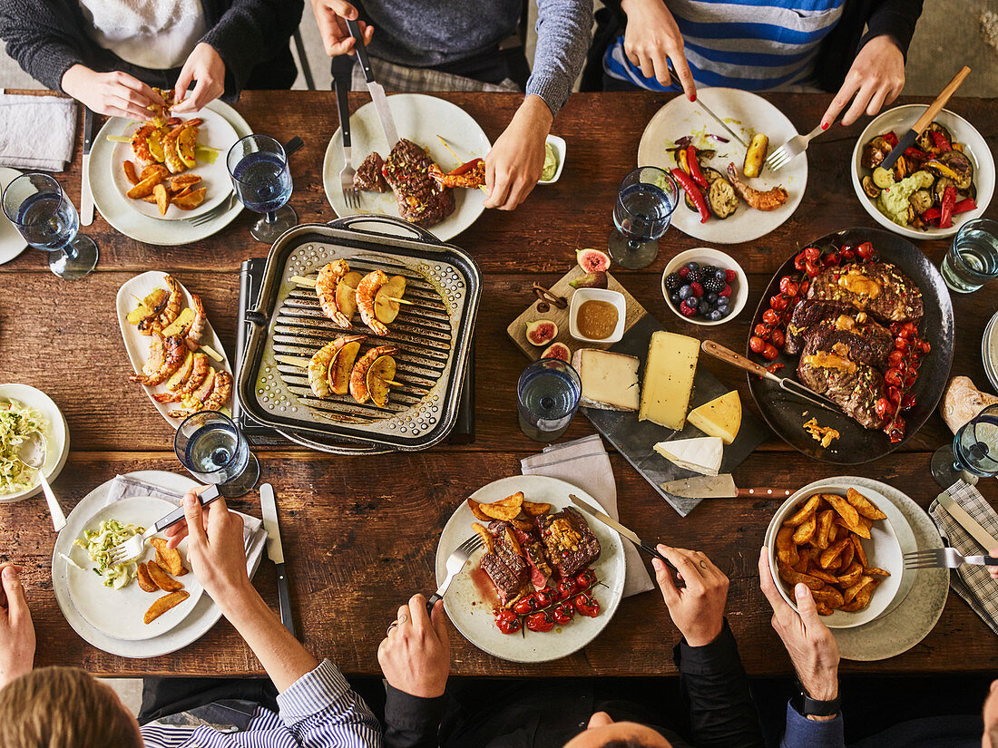 'Beef And BBQ' Buffet für Gäste