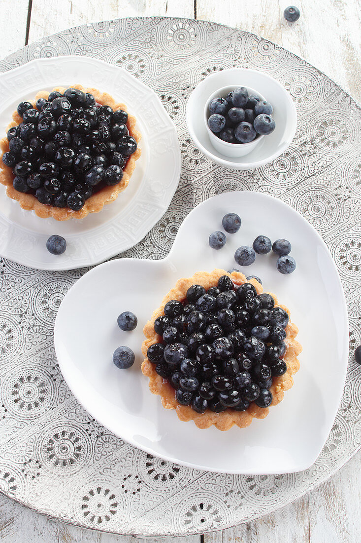 Blueberry tartlets