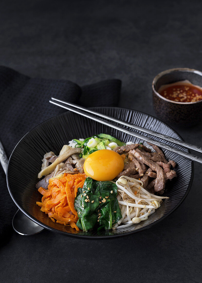 Korean bibimbap