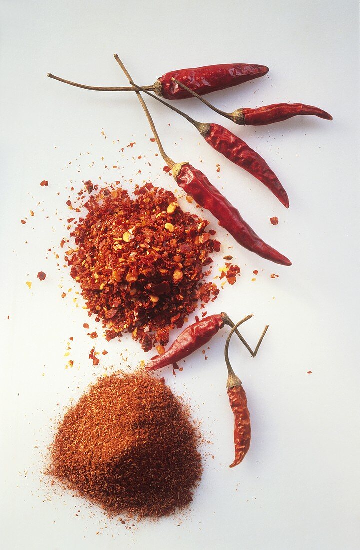 Chili Powder; Crushed Red Pepper; Chili Peppers