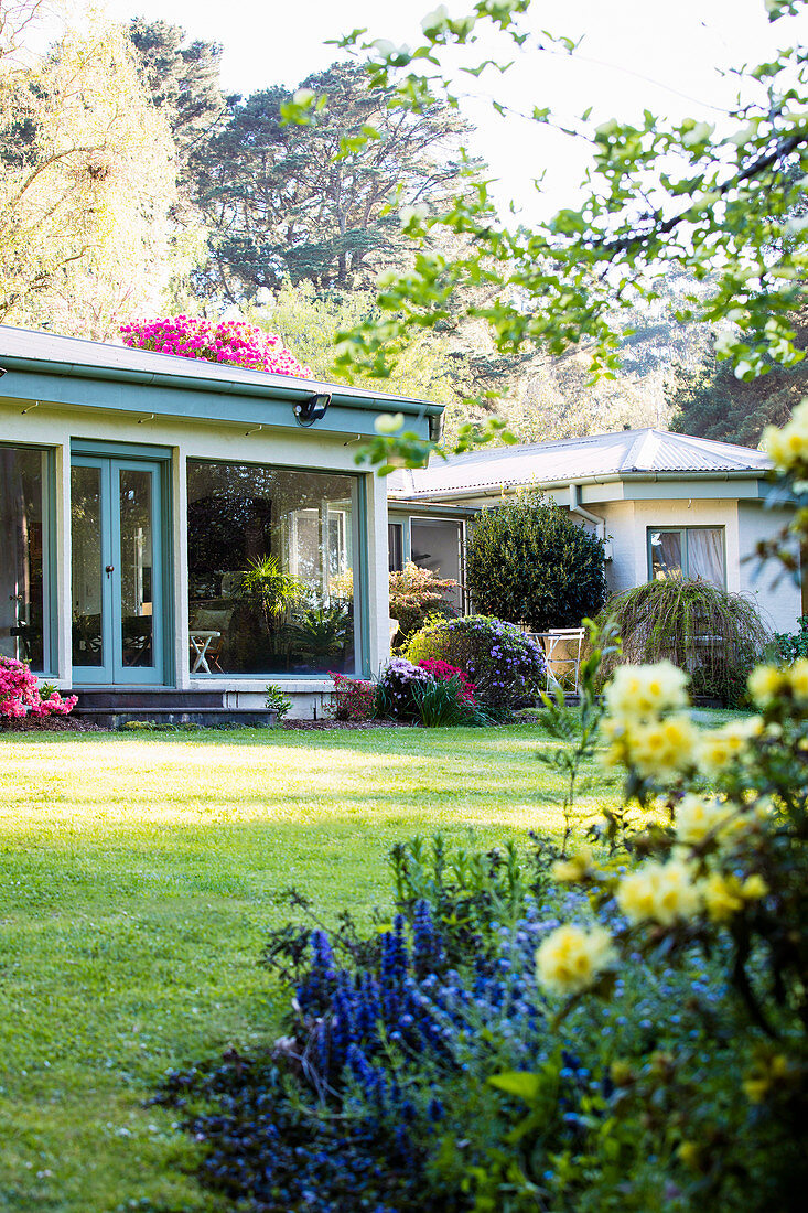 View of house over lawn