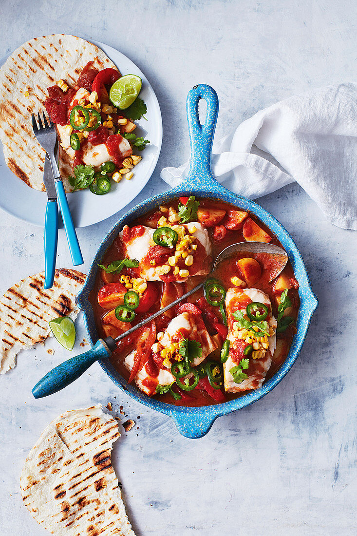Mexican-style fish stew