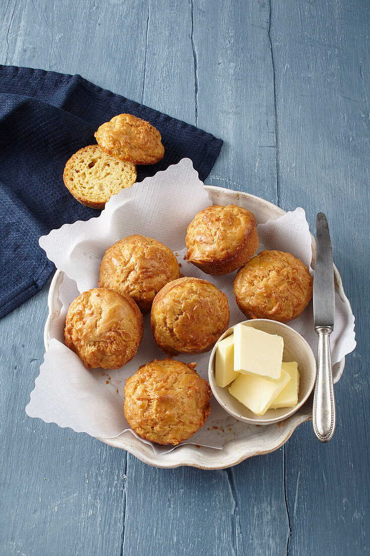 Buttermilch-Käse-Scones