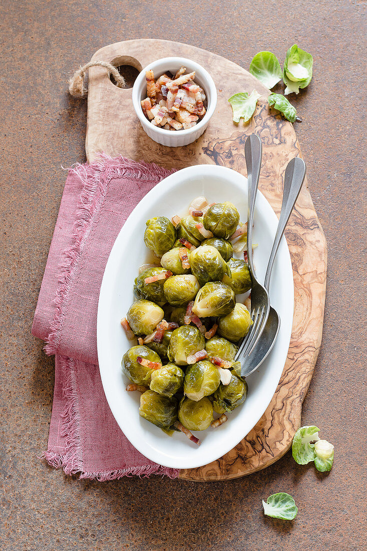 Brussel Sprouts with Bacon