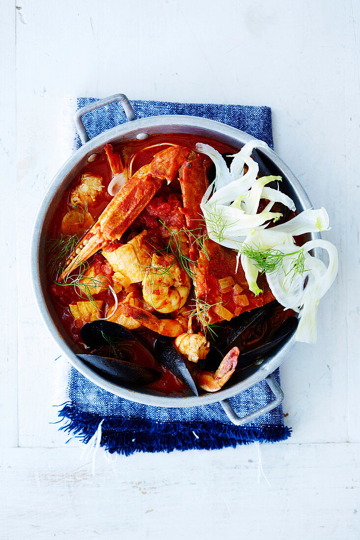 Lemon and Fennel Seafood Stew
