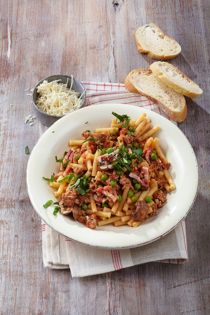 Maccheroni alla pastora - Italienische Hirtenmakkaroni