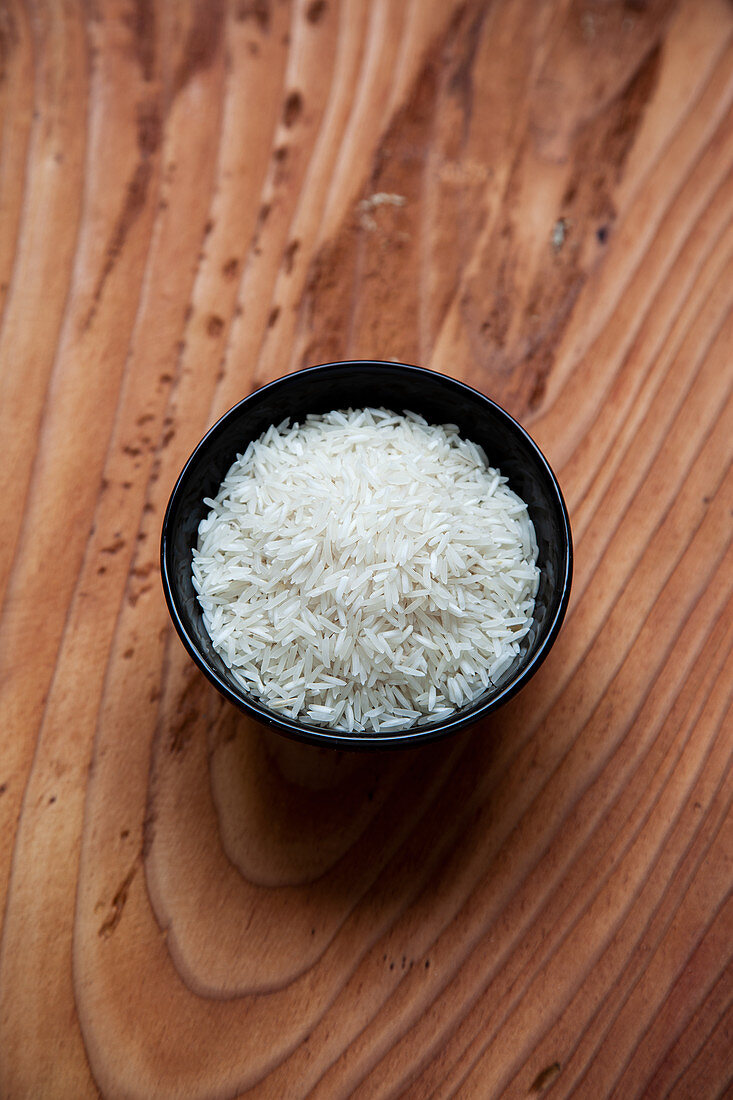 A bowl of basmati rice