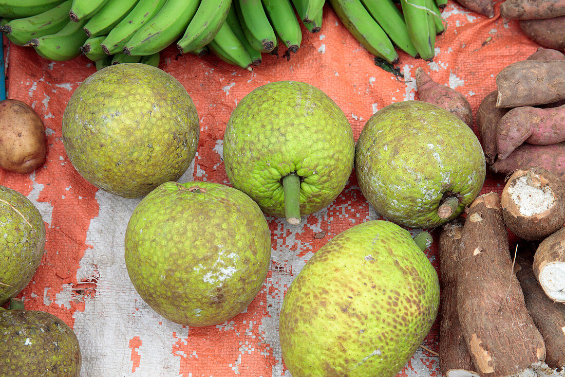 Breadfruit in market