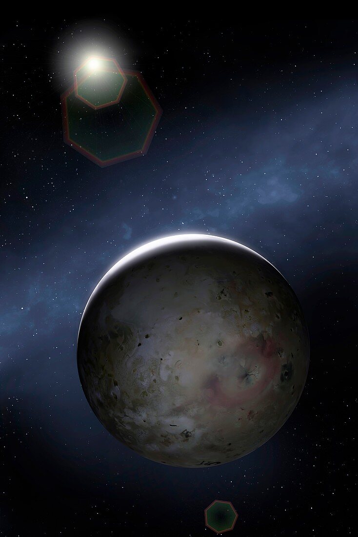 Artwork of Jovian Moon Io