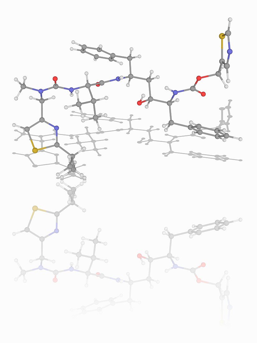 Ritonavir drug molecule