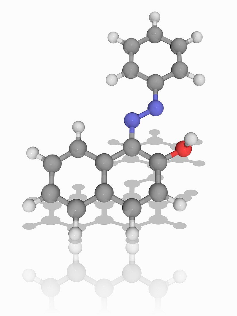 Sudan I (solvent orange R) molecule
