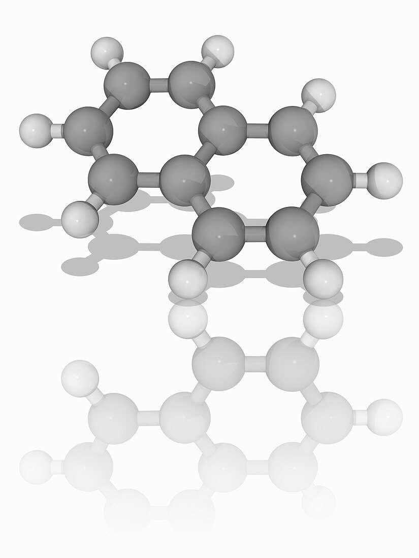 Naphtalene organic compound molecule