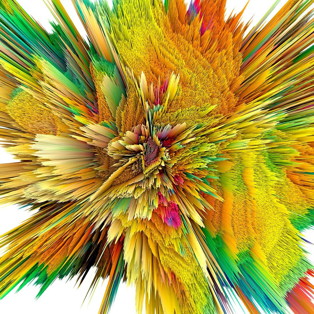 Abstract burst, artwork