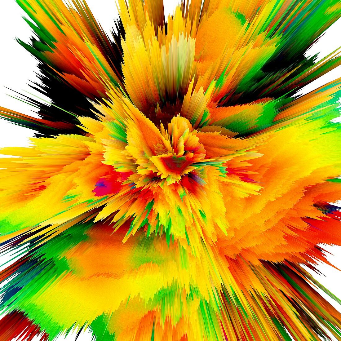 Abstract burst, artwork