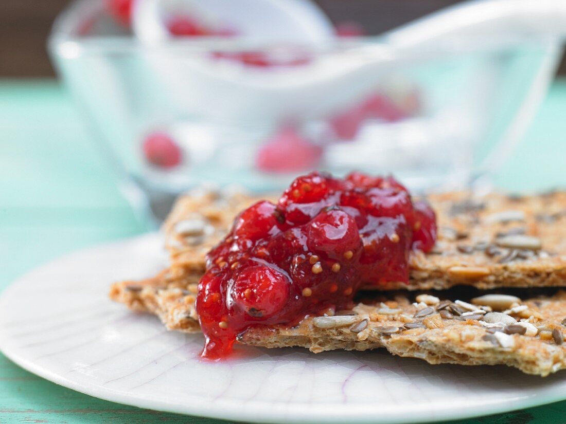 Feigen-Johannisbeermarmelade mit Cassis