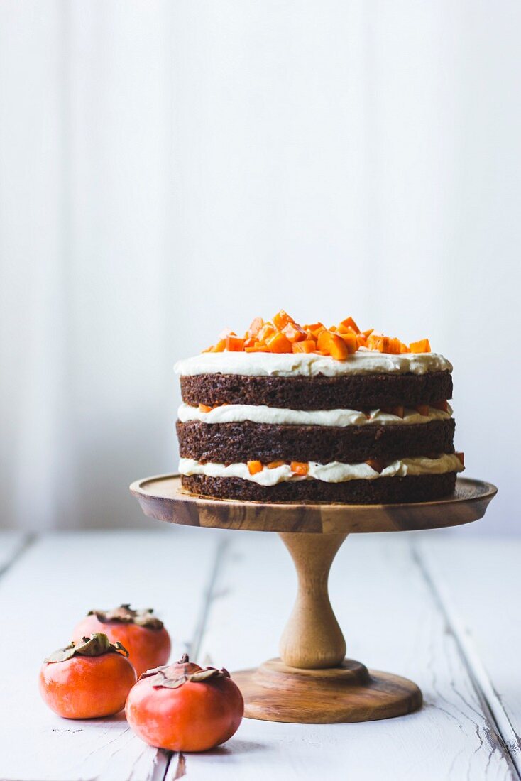 Persimmon layer cake