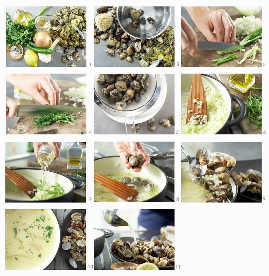 How to make marinated clams