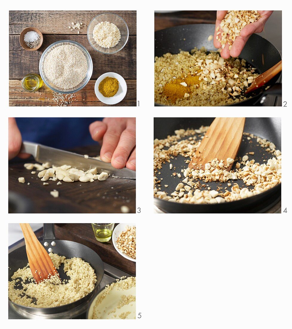 How to make fried quinoa