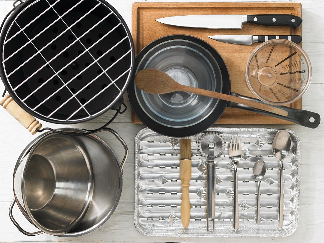 Kitchen utensils for preparing grilled vegetables