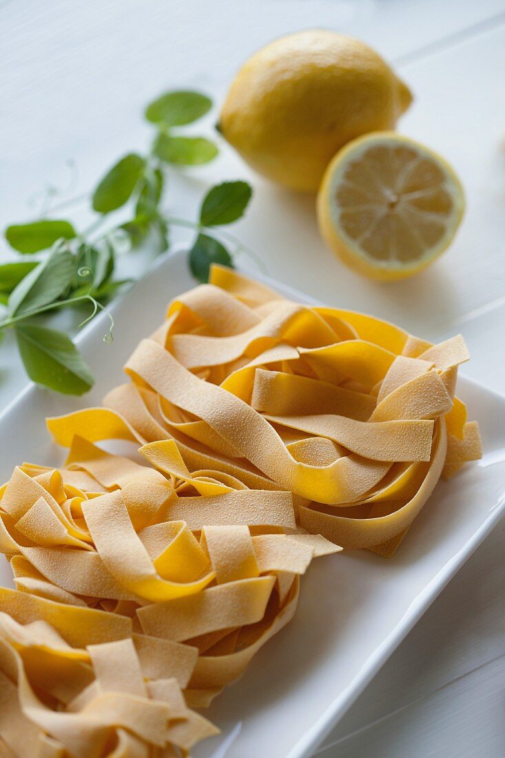 Hausgemachte Pappardelle