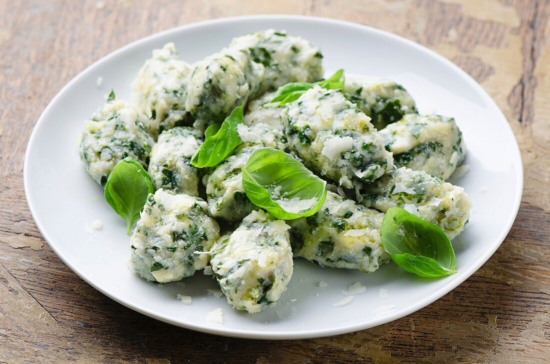 Spinach gnocchi