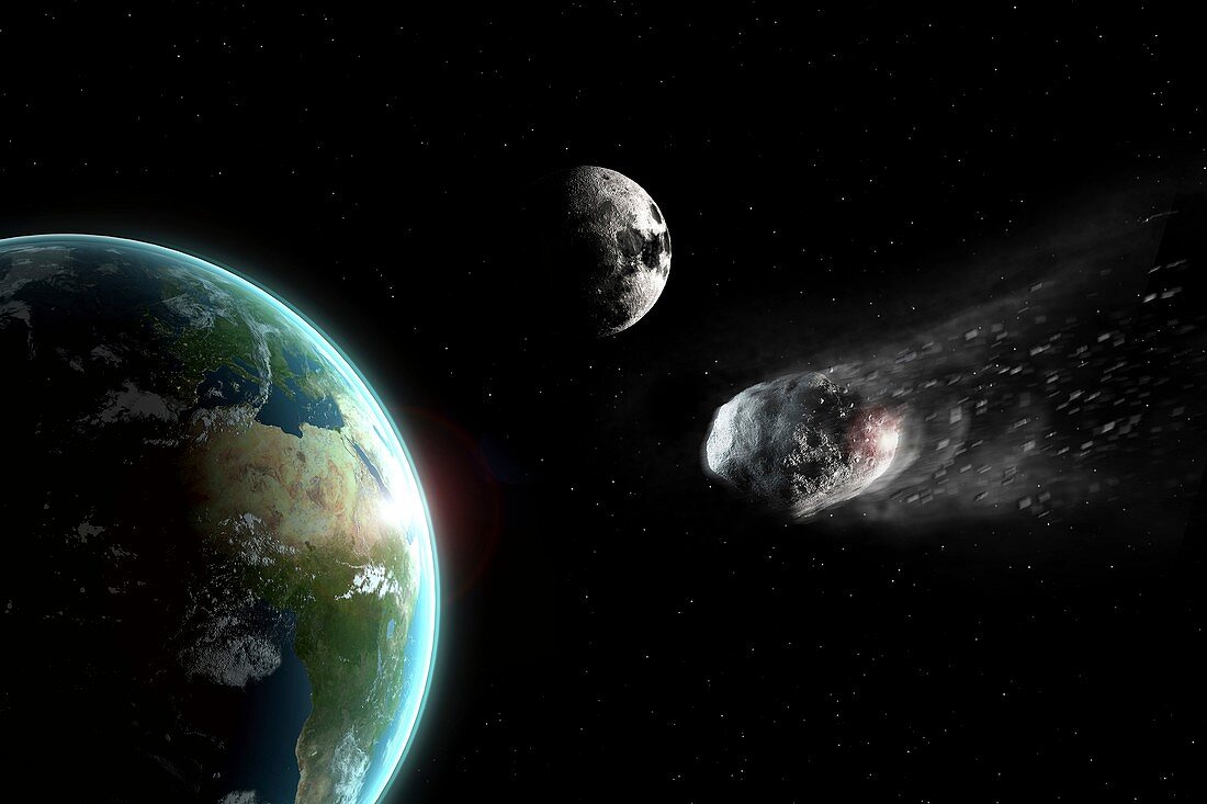 Asteroid Impact, artwork