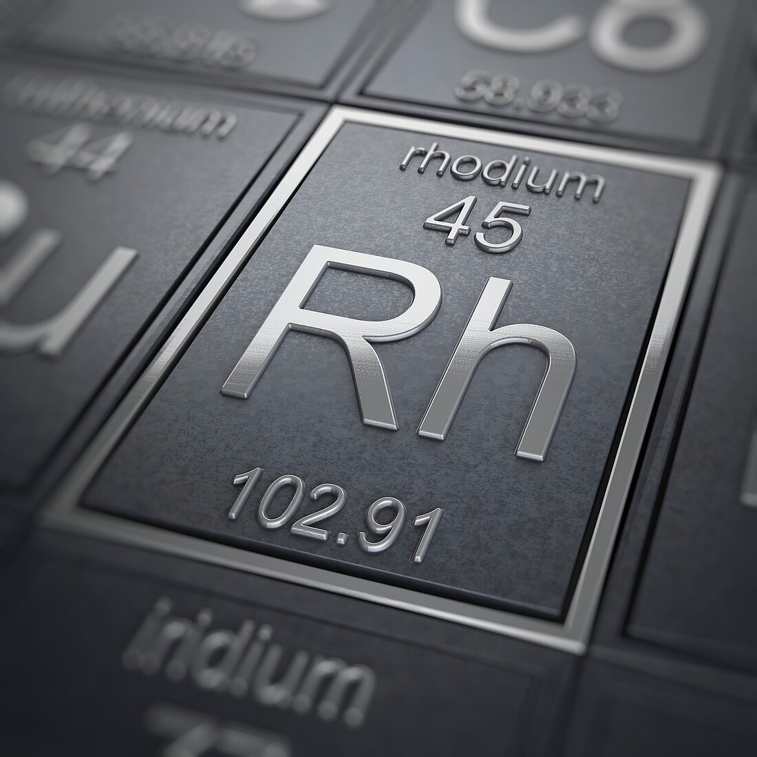 Rhodium, artwork