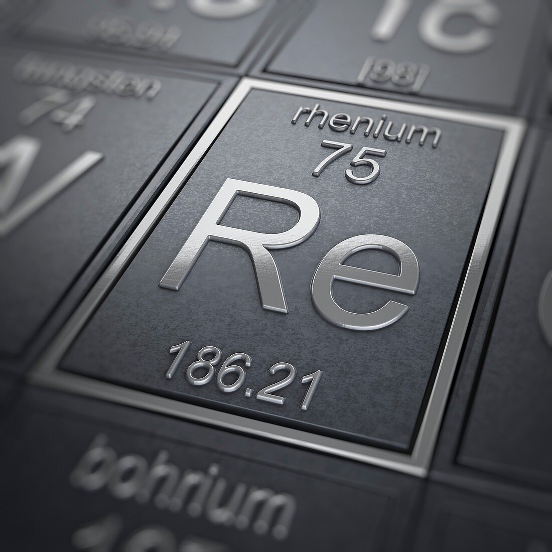 Rhenium, artwork