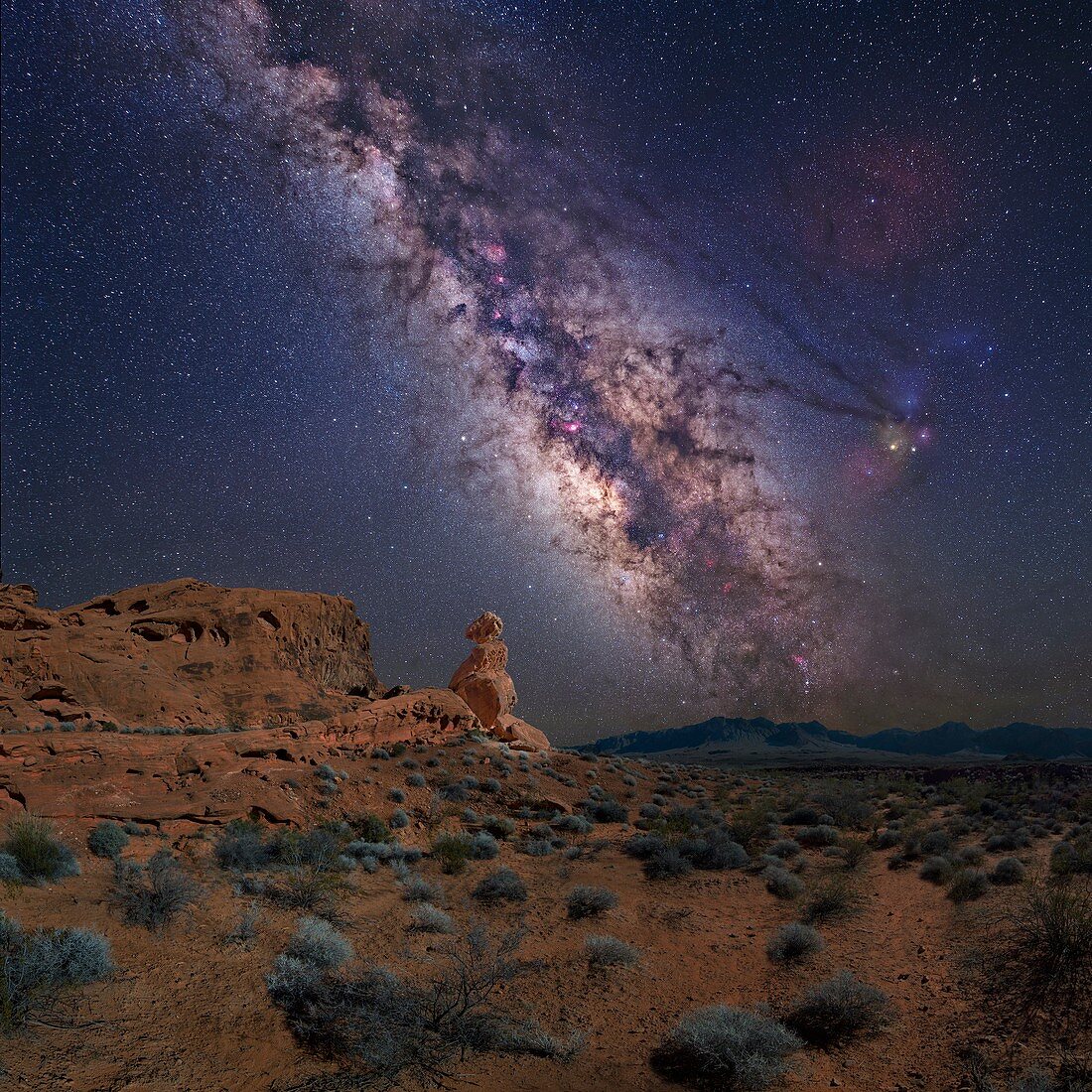 Milky Way over Valley of Fire