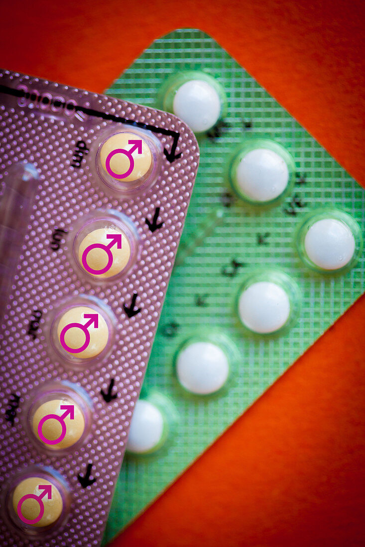 Contraceptive pill for man