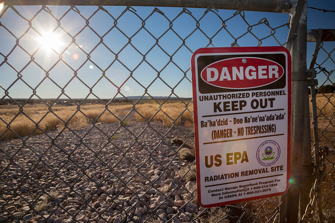 Abandoned uranium mine, USA