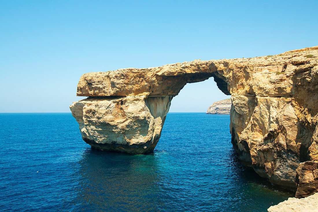 Stone arch Gozo island